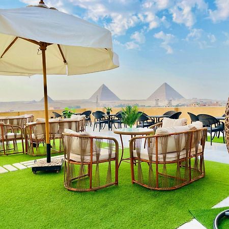 Palm Pyramids View Inn Kafret el-Gabal Eksteriør billede