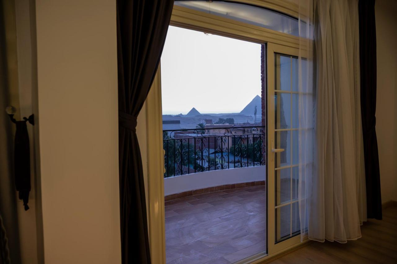 Palm Pyramids View Inn Kafret el-Gabal Eksteriør billede