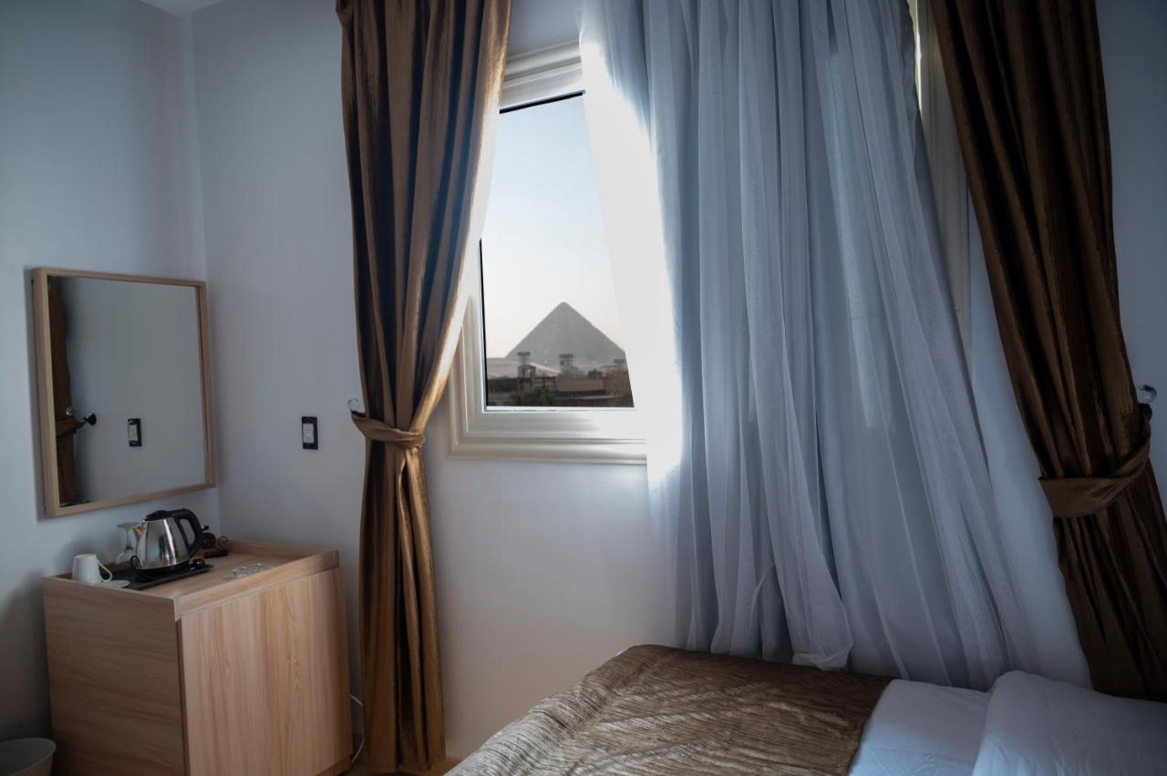 Palm Pyramids View Inn Kafret el-Gabal Eksteriør billede